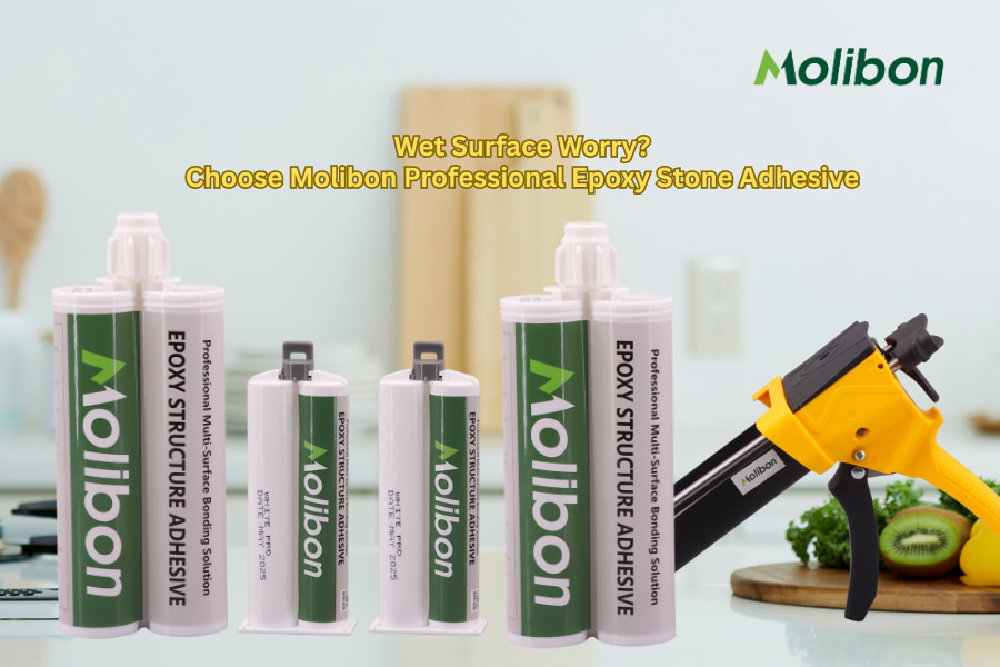 Adhesivo estructural epóxico: prueba de adhesión a piedra húmeda